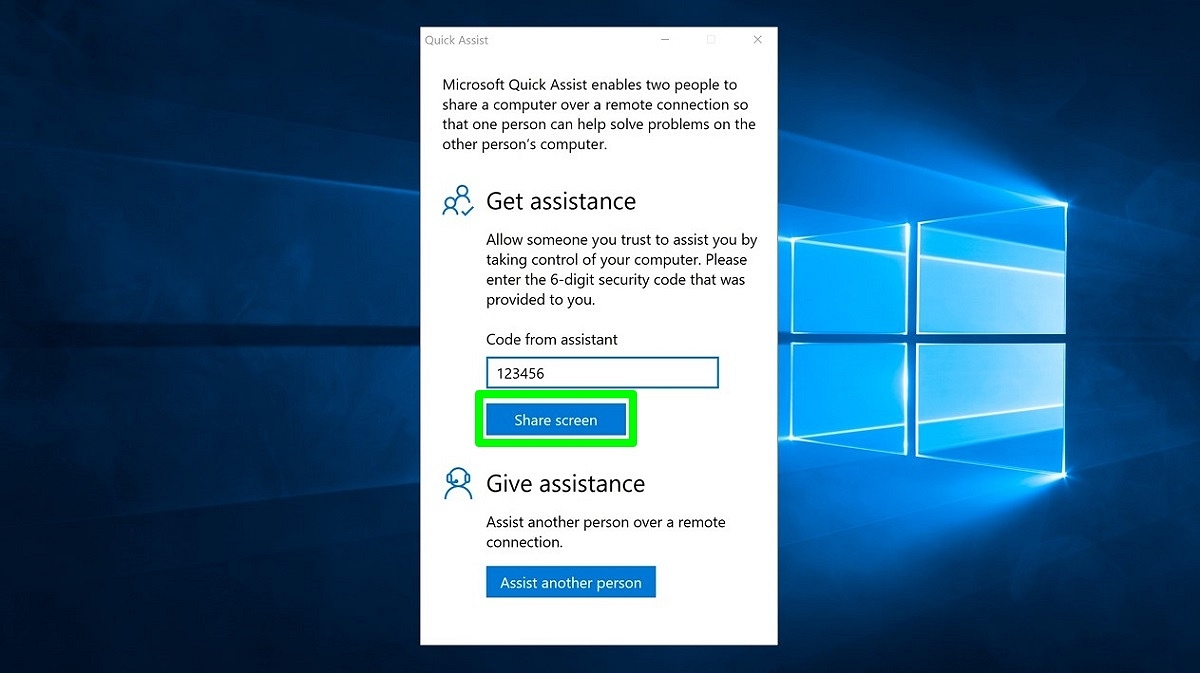 Using Windows Quick Assist To Get Remote Assistance - Document Network ...